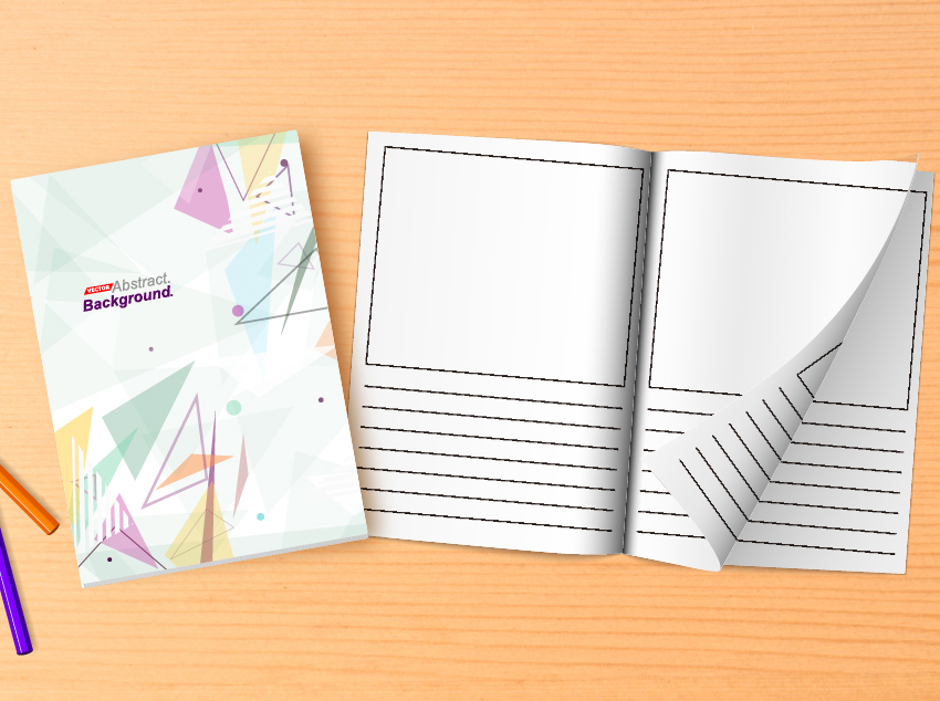 無線綴じフリーノート(罫線なし)