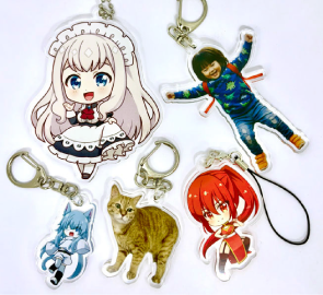 アクリルキーホルダーサンプル画像