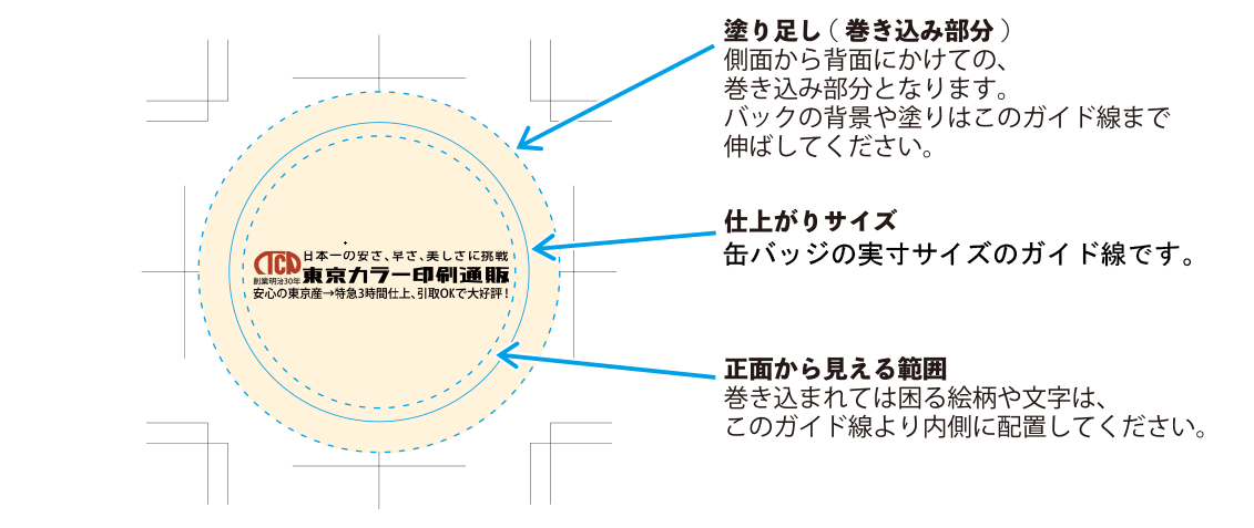 OPP袋個別包装されたオリジナル缶バッジサンプル