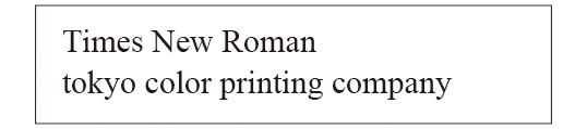 Times New Roman