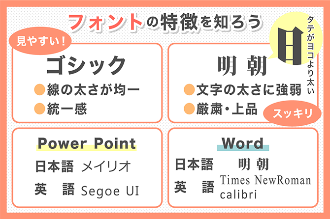 フォントによって印象がぜんぜん違う フォントの特徴を理解しよう ネット印刷なら激安 格安の 東京カラー印刷通販