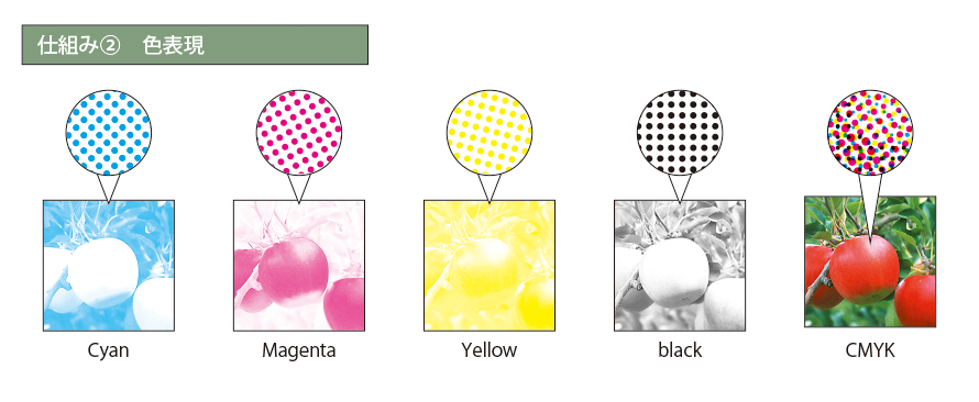 仕組み②　色表現