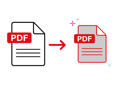 圧縮が完了したら圧縮後のPDFファイルをダウンロードします。これで、ファイルサイズが小さくなり、メールで送ったり、保存スペースを節約したりすることができます。