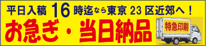 特急3時間仕上（最短即日届け）