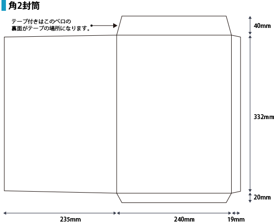角2封筒