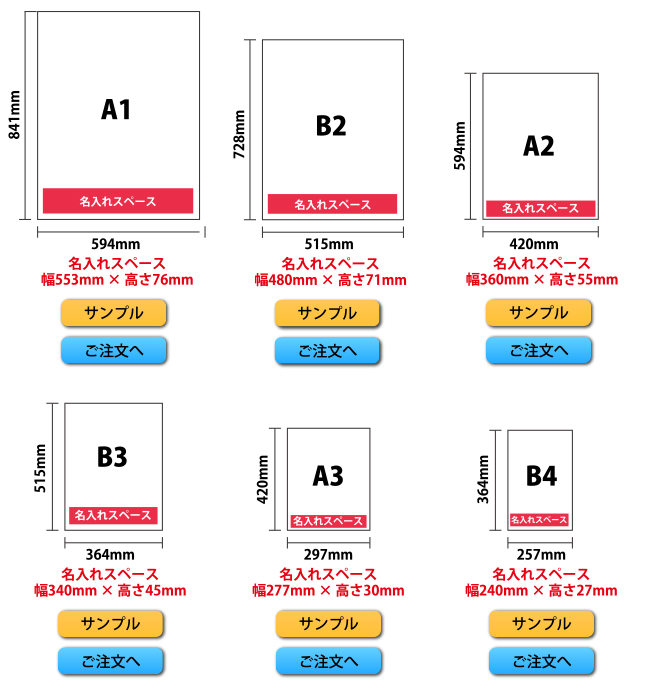 サイズ表