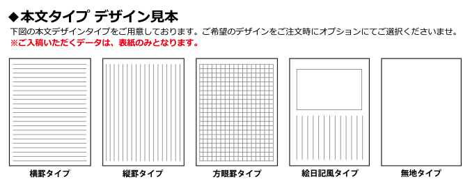 本文ページの用紙画像