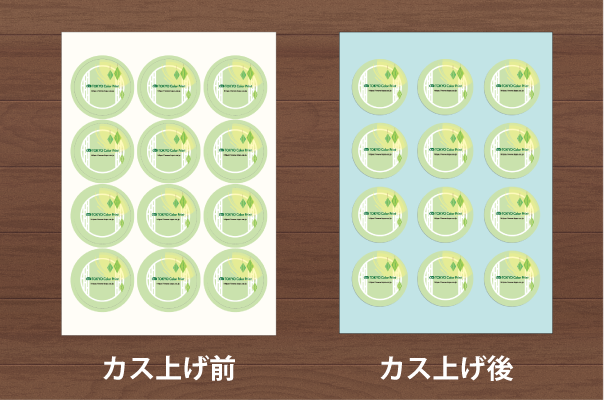 カス上げの説明図