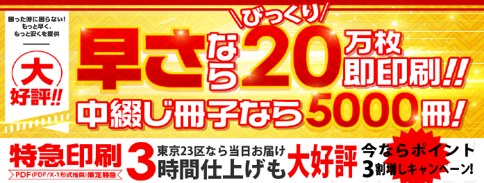 印刷のことなら【東京カラー印刷通販】｜激安・格安のネット印刷