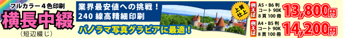 横長中綴